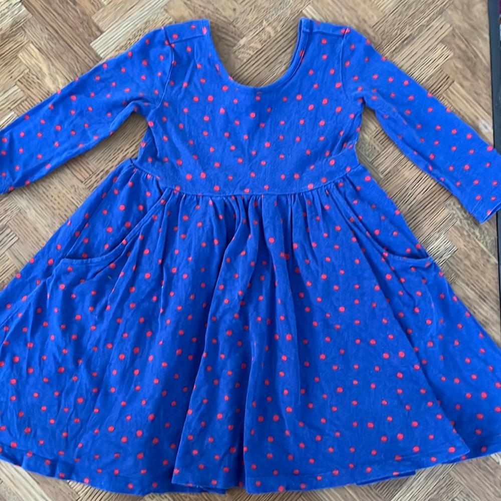 Girl’s Hanna Anderson Knit Dress Size 100 (4)